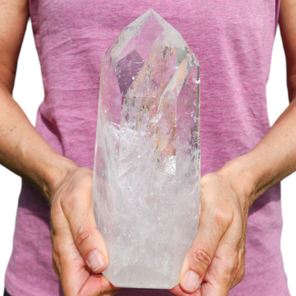 Quartz Crystal for Sale | Dinomite Rocks and Gems | www.earthcrystals.com
